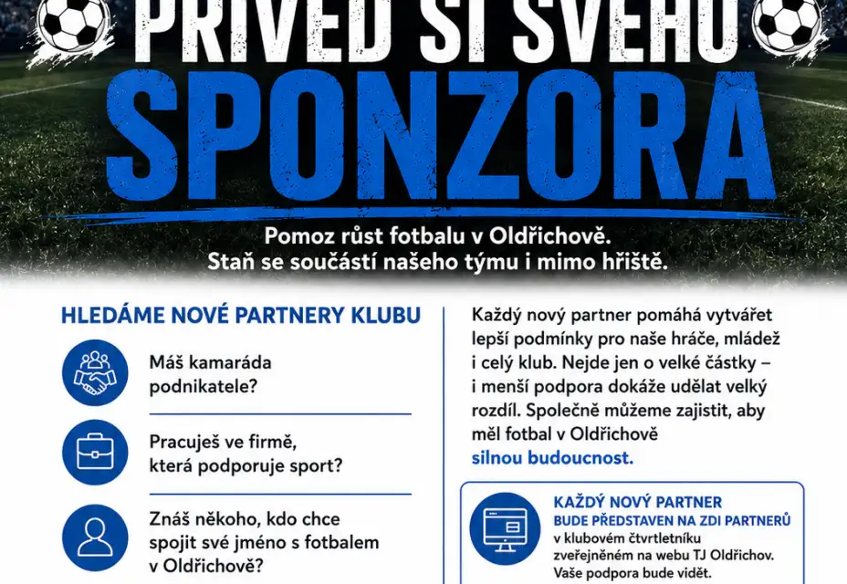 Přiveď si svého sponzora