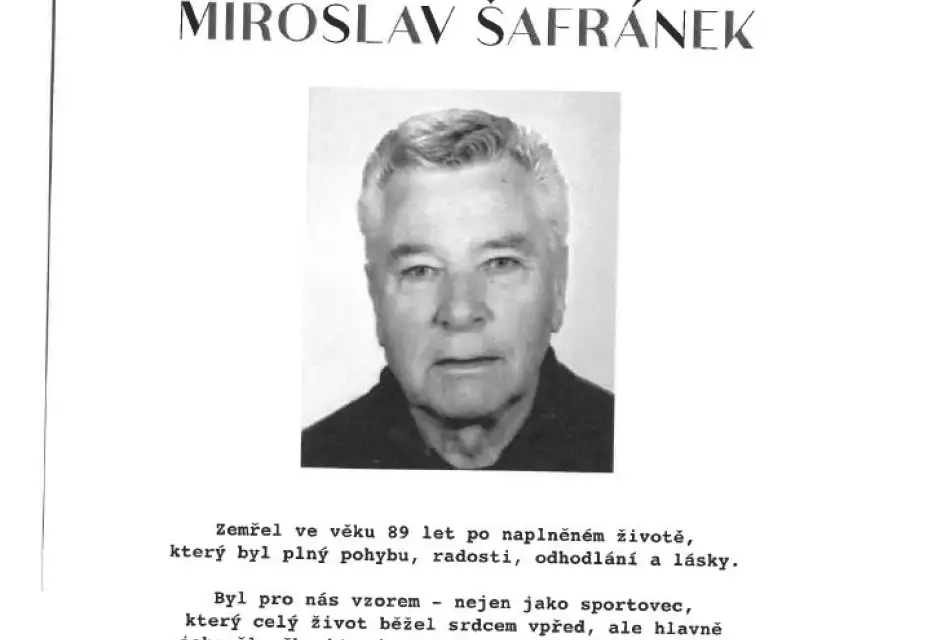 Odešel bývalý předseda Oldřichova Miroslav Šafránek