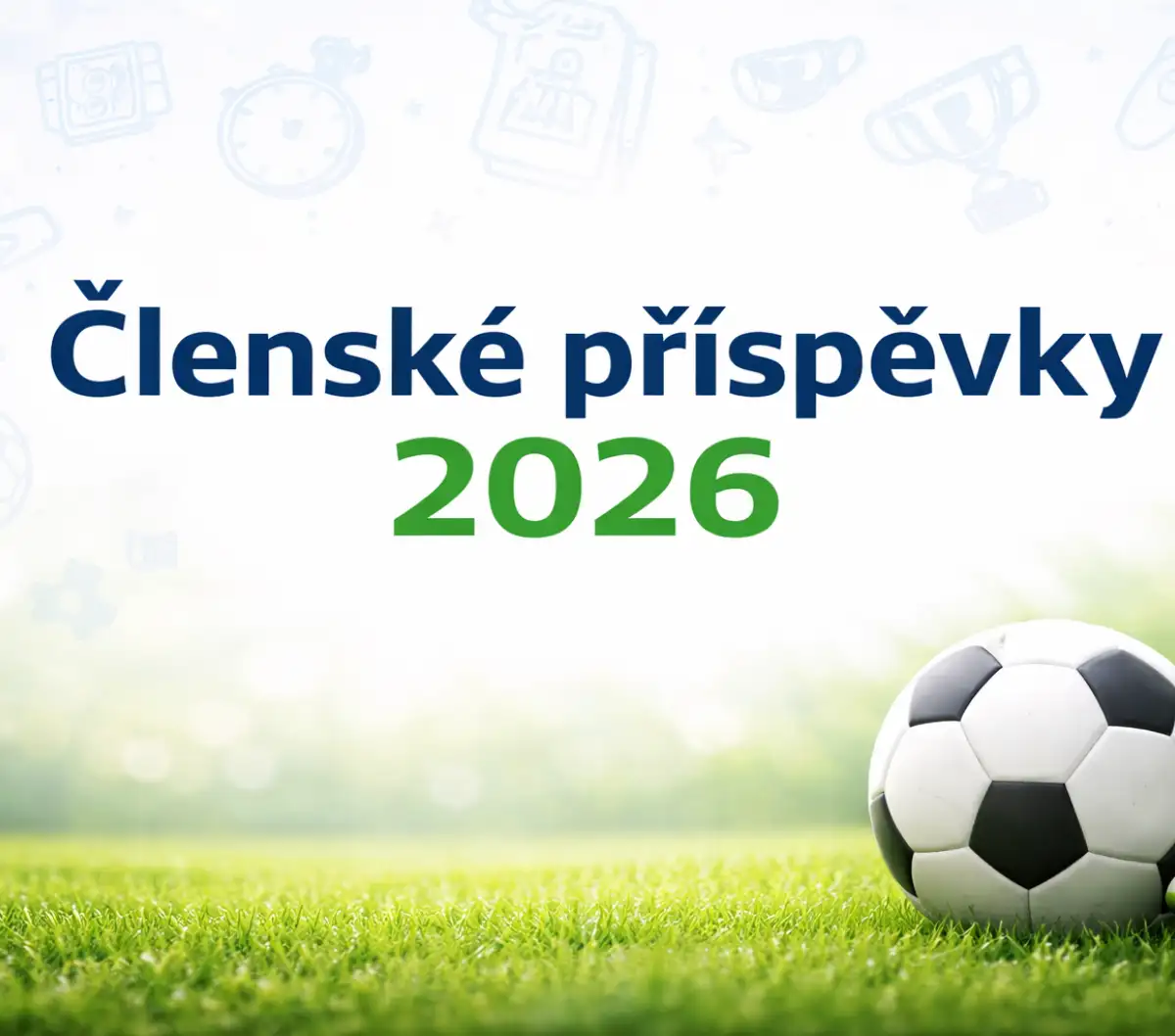 Členské příspěvky pro rok 2026